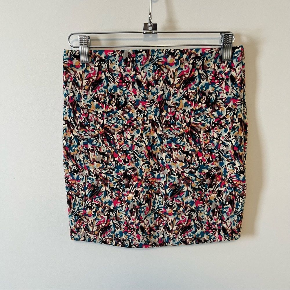 BCBGeneration Pull On Mini  Skirt Multicolour Abstract Pattern - Picture 6 of 10